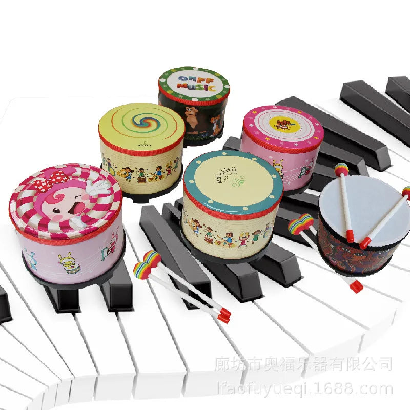 Montessori Musical Drum Toys For Children  Music Game.