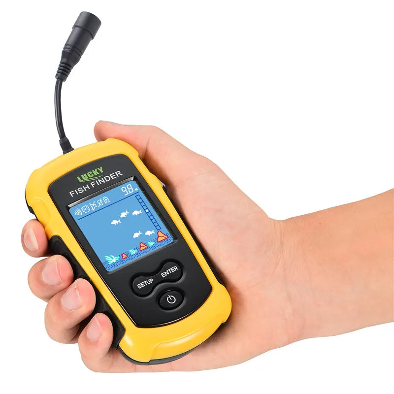 "FFC1108-1 Alarm 100M Portable Sonar Fish Finder: Your Ultimate Fishing Companion"