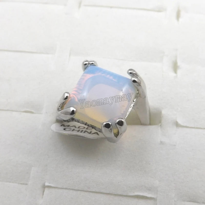 Natural Opal Stone Rings Fashion Jewelry Women's Ring Bague 50pcs Free Shipping