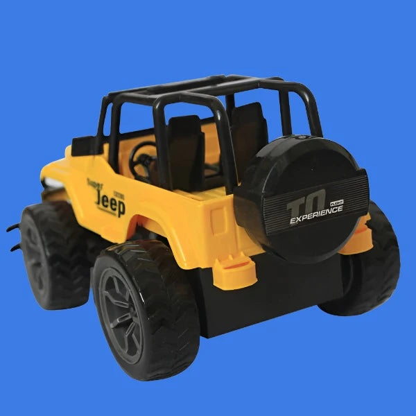 "Super Toys 1:24 Jeep RC Adventure: Big Fun for Little Drivers!"