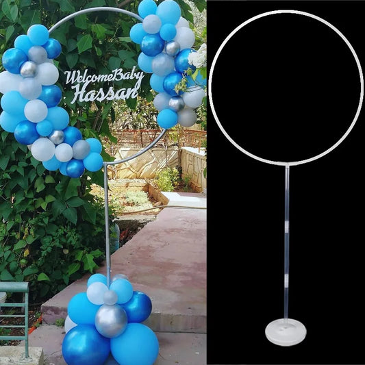 Round balloon stand arch  wreath decoration For Any Occasion.
