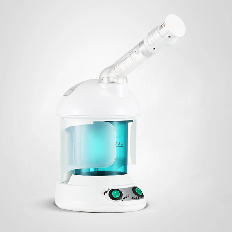 "Refresh Your Skin: Portable Facial Steamer with Ozone Vapor Steam for Spa-like Skin Care"