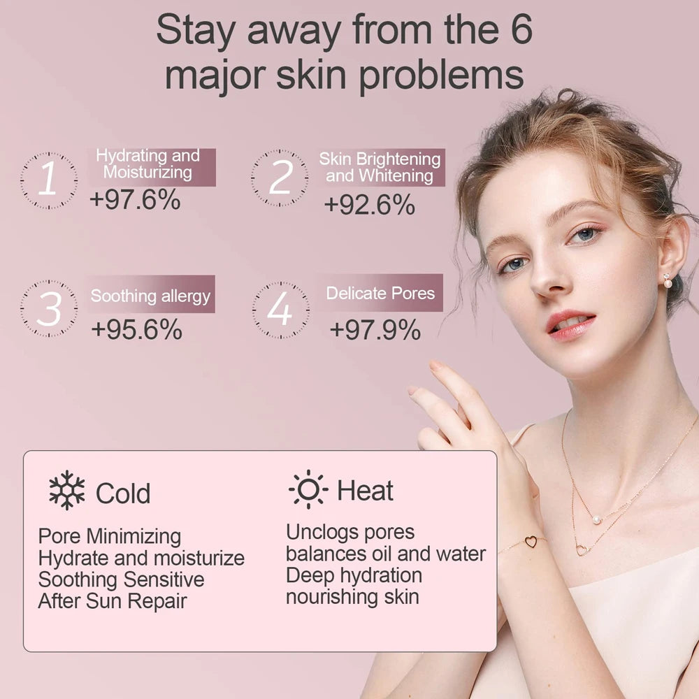 "Revitalize Your Skin: SPA Face Steamer for Deep Cleansing and Hydration with Cold & Hot Nebulizer Functionality"