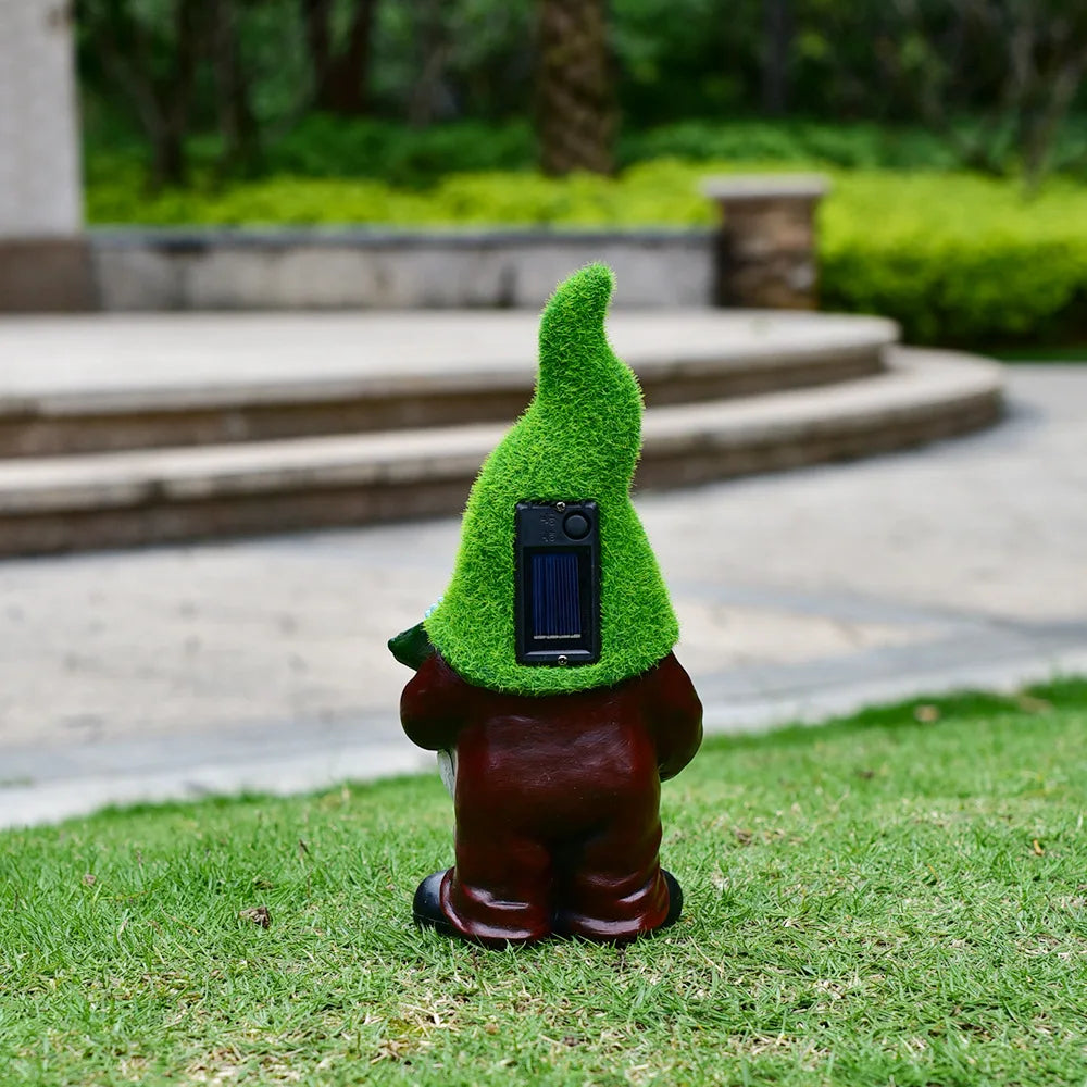 Solar Gnomes Garden Statues with Lantern Lights – Whimsical Outdoor Yard Art for Your Patio and Lawn