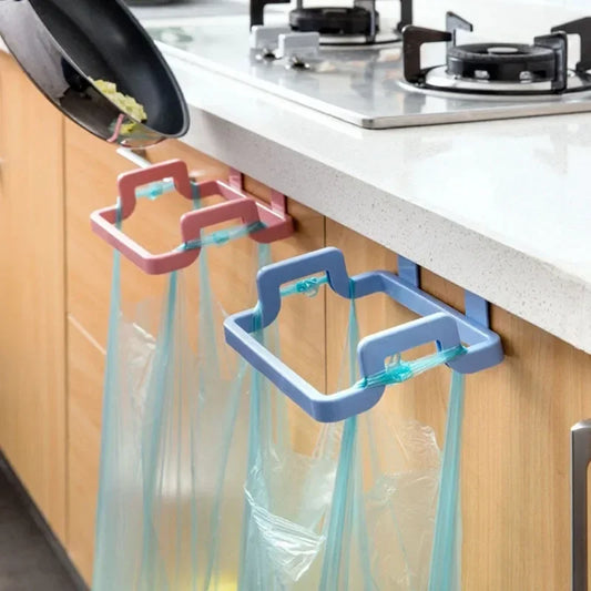 1 Pcs Hanging Trash Bag Rack Portable Cabinet  Kitchen Gadgets