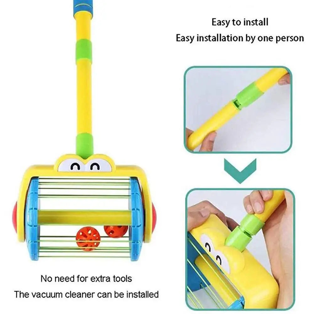 2024 New Outdoor Play Game Children's Vacuum Cleaner Electric Launch Bubble Watering Can Push Push Toys for Kids Christmas Gifts