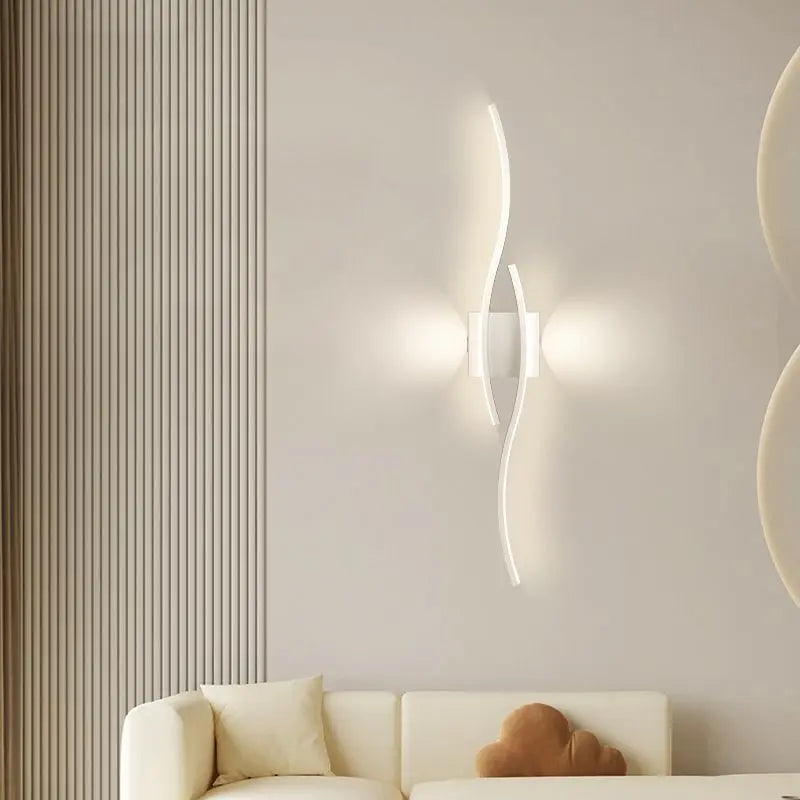 Indoor LED Wall Lights for Bedroom Bedside Up & Down LED Wall  Lighting Fixtures