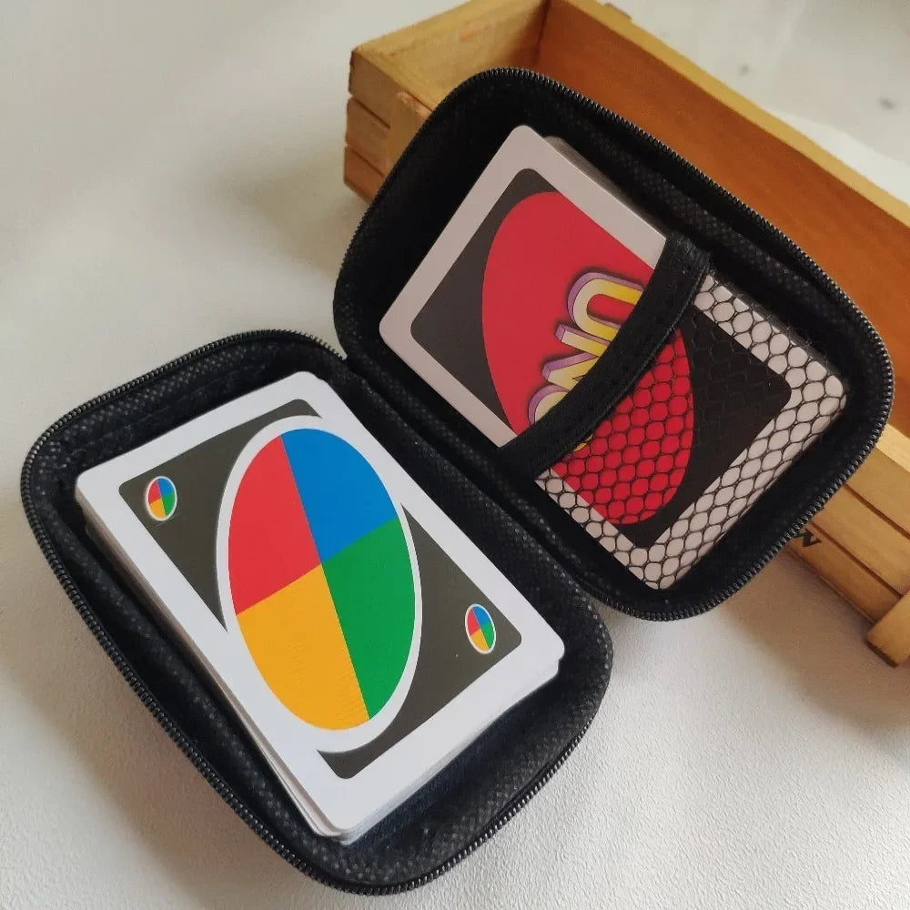 "UNO Card Guard: Secure Carry Case for On-the-Go Fun!"