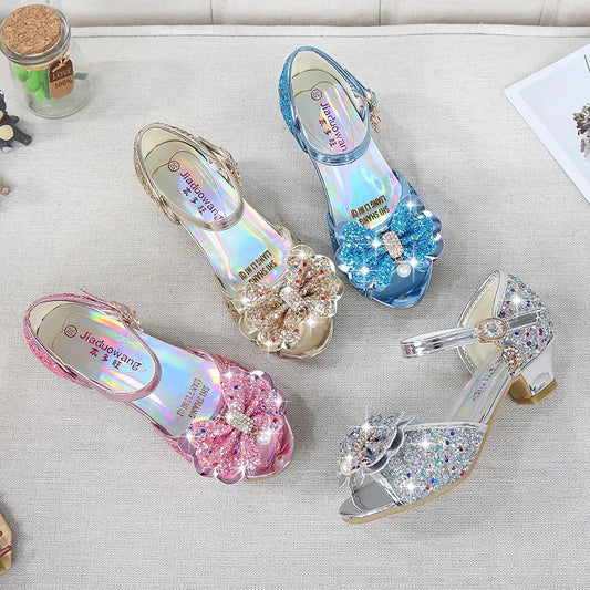 "Enchanting Elegance: 5 Color Princess Sandals for Little Girls' Special Moments"