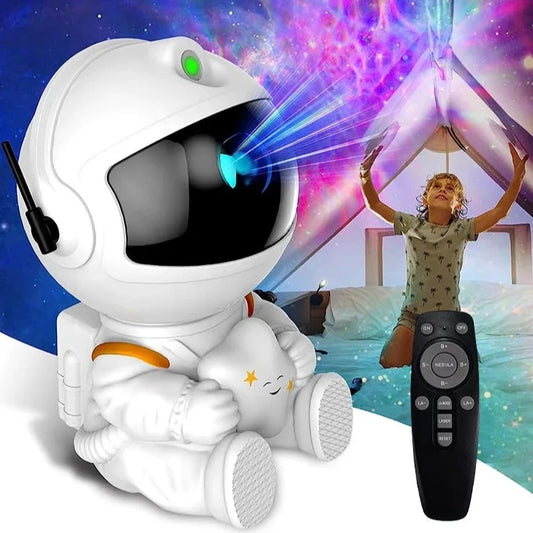 Galaxy Star Projector LED Night Light Starry Sky Astronaut Porjectors Lamp For Decoration Bedroom Home Decorative Children Gifts