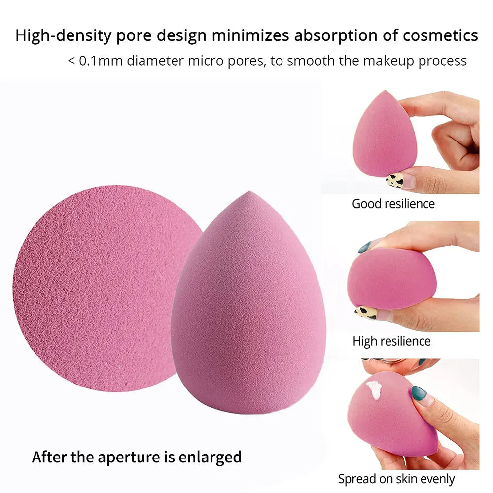4/8pcs Makeup Sponge Blender Egg  Soft Foundation Sponges/  Women Make Up Accessories Beauty Tools