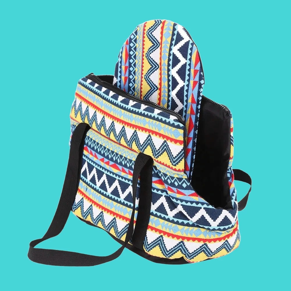 "Paws on the Go: Cozy Pet Backpack for Outdoor Adventures with Chihuahuas, Pugs, and More!