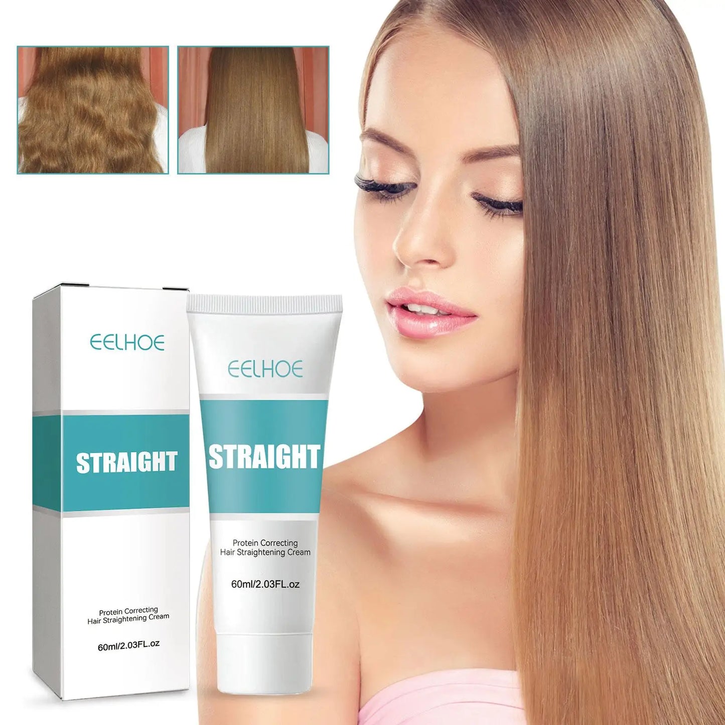 "Ultimate Hair Transformation: 5X Keratin Hair Straightening Cream for Professional Treatment and Repair"