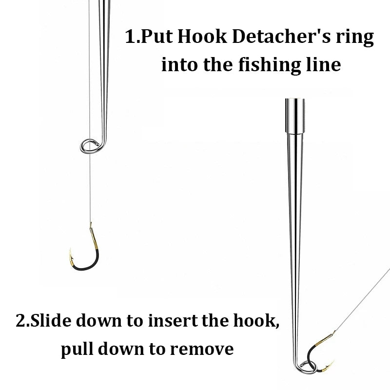 Fishing Hook  Deep Throat Quick Uncoupling For Carp Fishing Accessories Tools Goods Stainless Steel Safety Extractor