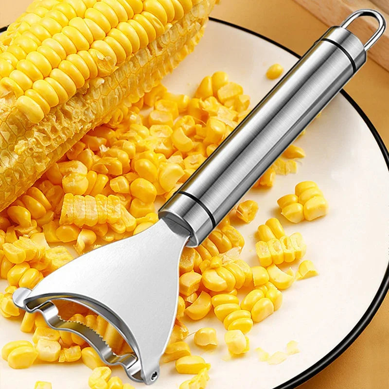 Stainless Steel Corn  Serrated Stripper Fruit & Vegetable Gadget Kitchen Tool.