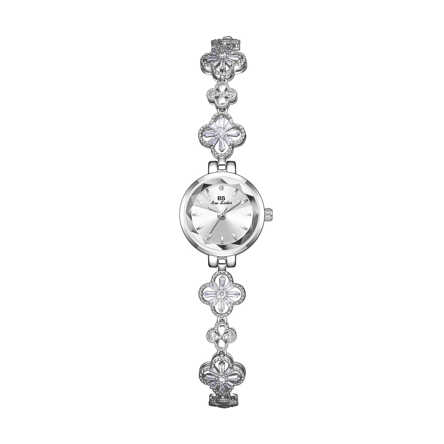 New Luxury Ladies Watch Gold/ Silver Small Bracelet Style Quartz Wristwatch 2024 Fashion