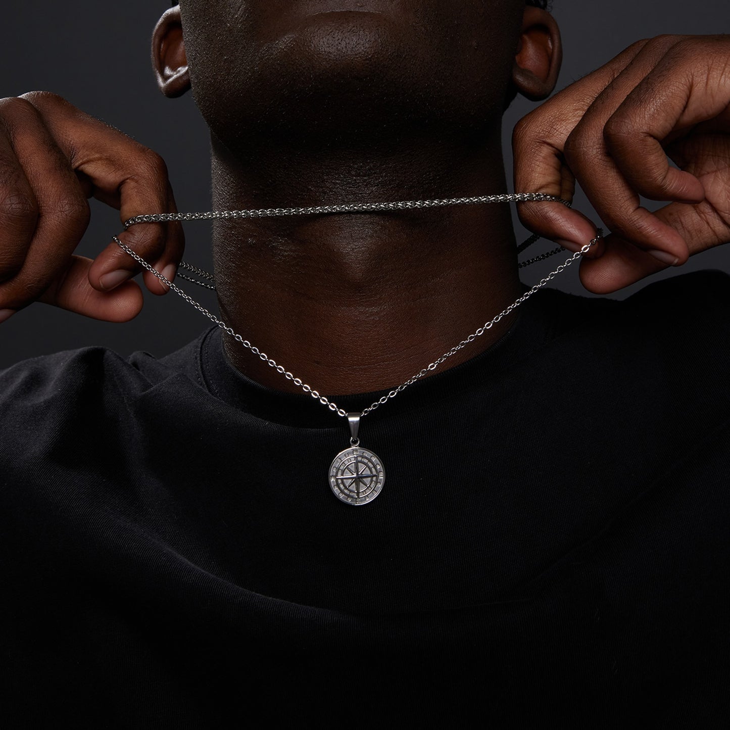 "Enhance Your Style:  Layered Necklaces for Men - Modern Design with Timeless Appeal"