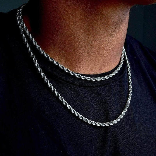 "Classic Elegance: Twisted Rope Figaro Necklaces for Timeless Style and Versatility"